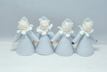 Winter Royal Family Doll Set – 3" & 3.5" Handmade Felt Waldorf Decorations by Ambrosius
