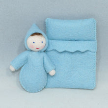 Handmade Baby  Sibling Doll by Ambrosius – Eco-Friendly Wool Felt Waldorf Toy from Eco Flower Fairies LLC
