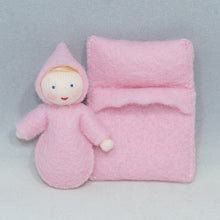 Handmade Baby  Sibling Doll by Ambrosius – Eco-Friendly Wool Felt Waldorf Toy from Eco Flower Fairies LLC