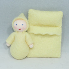 Handmade Baby  Sibling Doll by Ambrosius – Eco-Friendly Wool Felt Waldorf Toy from Eco Flower Fairies LLC