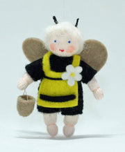 Handmade Bee Pixie Doll by Ambrosius – Eco-Friendly Wool Felt Waldorf Toy from Eco Flower Fairies LLC