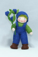 Handmade Blueberry Pixie Doll by Ambrosius – Eco-Friendly Wool Felt Waldorf Toy from Eco Flower Fairies LLC