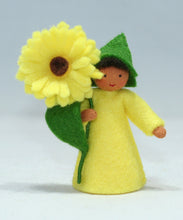 Handmade Calendula Fairy Doll by Ambrosius – Eco-Friendly Wool Felt Waldorf Toy from Eco Flower Fairies LLC