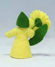 Calendula Fairy Doll – 2.5” Handmade Felt Waldorf Decoration by Ambrosius