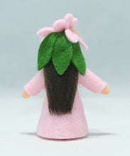 Cherry Blossom Fairy Doll – 2.5” Handmade Felt Waldorf Decoration by Ambrosius