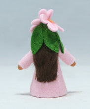 Cherry Blossom Fairy Doll – 2.5” Handmade Felt Waldorf Decoration by Ambrosius