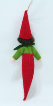 Chili Pepper Pixie Doll – 4.5” Handmade Felt Waldorf Decoration by Ambrosius