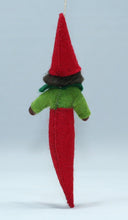 Chili Pepper Pixie Doll – 4.5” Handmade Felt Waldorf Decoration by Ambrosius