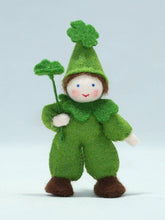 Handmade Clover Pixie Doll by Ambrosius – Eco-Friendly Wool Felt Waldorf Toy from Eco Flower Fairies LLC