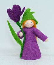 Handmade Crocus Fairy Doll by Ambrosius – Eco-Friendly Wool Felt Waldorf Toy from Eco Flower Fairies LLC