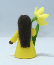 Daffodil Fairy Doll – 2.5” & 3" Handmade Felt Waldorf Decorations by Ambrosius