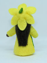 Daffodil Fairy Doll – 2.5” & 3" Handmade Felt Waldorf Decorations by Ambrosius