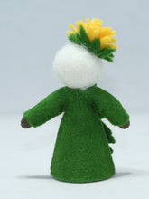 Dandelion Fairy Doll – 2.5” Handmade Felt Waldorf Decoration by Ambrosius
