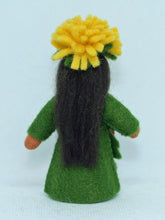 Dandelion Fairy Doll – 2.5” Handmade Felt Waldorf Decoration by Ambrosius