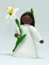 Handmade Easter Lily Fairy Doll by Ambrosius – Eco-Friendly Wool Felt Waldorf Toy from Eco Flower Fairies LLC