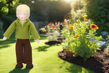 Handmade Father Doll by Ambrosius – Eco-Friendly Wool Felt Waldorf Toy from Eco Flower Fairies LLC