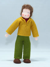 Handmade Father Doll by Ambrosius – Eco-Friendly Wool Felt Waldorf Toy from Eco Flower Fairies LLC