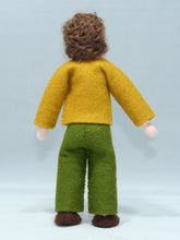 Dollhouse Father – 5” Handmade Felt Waldorf Doll by Ambrosius