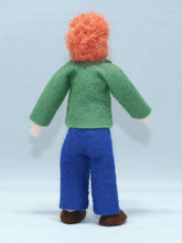 Dollhouse Father – 5” Handmade Felt Waldorf Doll by Ambrosius