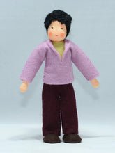 Handmade Father Doll by Ambrosius – Eco-Friendly Wool Felt Waldorf Toy from Eco Flower Fairies LLC