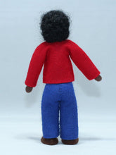 Dollhouse Father – 5” Handmade Felt Waldorf Doll by Ambrosius