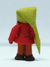 Gnome World - Forest Gnome Helper Doll – 2.5" Handmade Felt Waldorf Decoration by Ambrosius