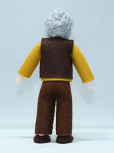 Dollhouse Grandfather – 5” Handmade Felt Waldorf Doll by Ambrosius