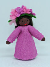 Handmade Lilac Fairy Doll by Ambrosius – Eco-Friendly Wool Felt Waldorf Toy from Eco Flower Fairies LLC