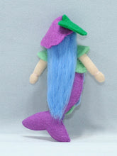 Mermaid Princess Doll – 3.5" Handmade Felt Waldorf Decoration by Ambrosius
