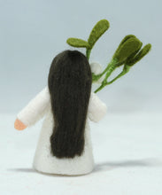 Mistletoe Fairy Doll – 2.5", 3" & 3.5" Handmade Felt Waldorf Decorations by Ambrosius