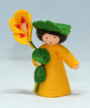 Handmade Nasturtium Fairy Doll by Ambrosius – Eco-Friendly Wool Felt Waldorf Toy from Eco Flower Fairies LLC