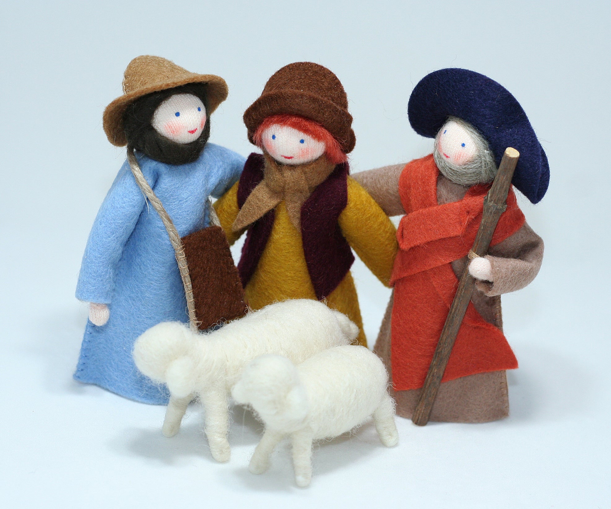 Nativity Doll Set - Three Shepherds – 3.5