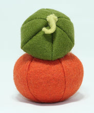 Pumpkin Puck Doll – 2.5" & 3.5" Handmade Felt Waldorf Decorations by Ambrosius