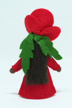 Red Poppy Fairy | Waldorf Doll Shop | Eco Flower Fairies | Handmade by Ambrosius