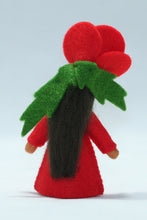 Red Poppy Fairy | Waldorf Doll Shop | Eco Flower Fairies | Handmade by Ambrosius