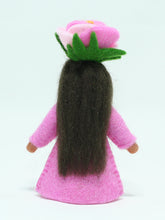 Rose Fairy Doll – 2.5", 3" & 3.5" Handmade Felt Waldorf Decorations by Ambrosius