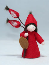 Handmade Rose Hips Fairy Doll by Ambrosius – Eco-Friendly Wool Felt Waldorf Toy from Eco Flower Fairies LLC