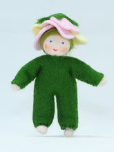 Handmade Rose Pixie Doll by Ambrosius – Eco-Friendly Wool Felt Waldorf Toy from Eco Flower Fairies LLC