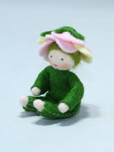 Rose Pixie Doll – 2" & 2.5" Handmade Felt Waldorf Decorations by Ambrosius