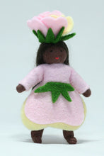 Handmade Rose Pixie Doll by Ambrosius – Eco-Friendly Wool Felt Waldorf Toy from Eco Flower Fairies LLC