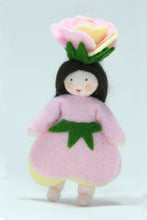 Handmade Rose Pixie Doll by Ambrosius – Eco-Friendly Wool Felt Waldorf Toy from Eco Flower Fairies LLC