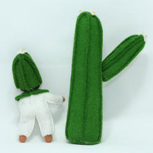 Saguaro Baby Doll – 2.5" Handmade Felt Waldorf Decoration by Ambrosius