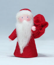 Handmade Santa Claus Doll by Ambrosius – Eco-Friendly Wool Felt Waldorf Toy from Eco Flower Fairies LLC