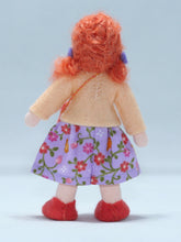 Dollhouse Sister – 3.5” Handmade Felt Waldorf Doll by Ambrosius