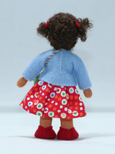 Dollhouse Sister – 3.5” Handmade Felt Waldorf Doll by Ambrosius