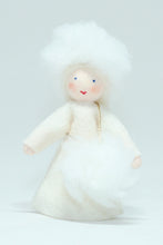 Handmade Snow Fairy Doll by Ambrosius – Eco-Friendly Wool Felt Waldorf Toy from Eco Flower Fairies LLC