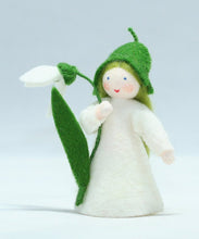 Handmade Snowdrop Fairy Doll by Ambrosius – Eco-Friendly Wool Felt Waldorf Toy from Eco Flower Fairies LLC