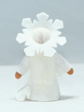 Snowflake Fairy Doll – 2.5" Handmade Felt Waldorf Decoration by Ambrosius