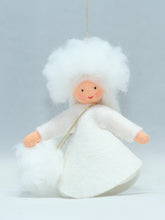 Handmade Snow Princess Doll by Ambrosius – Eco-Friendly Wool Felt Waldorf Toy from Eco Flower Fairies LLC