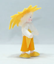 Naturekin World - Sun Child Doll – 3.5" Handmade Felt Waldorf Decoration by Ambrosius